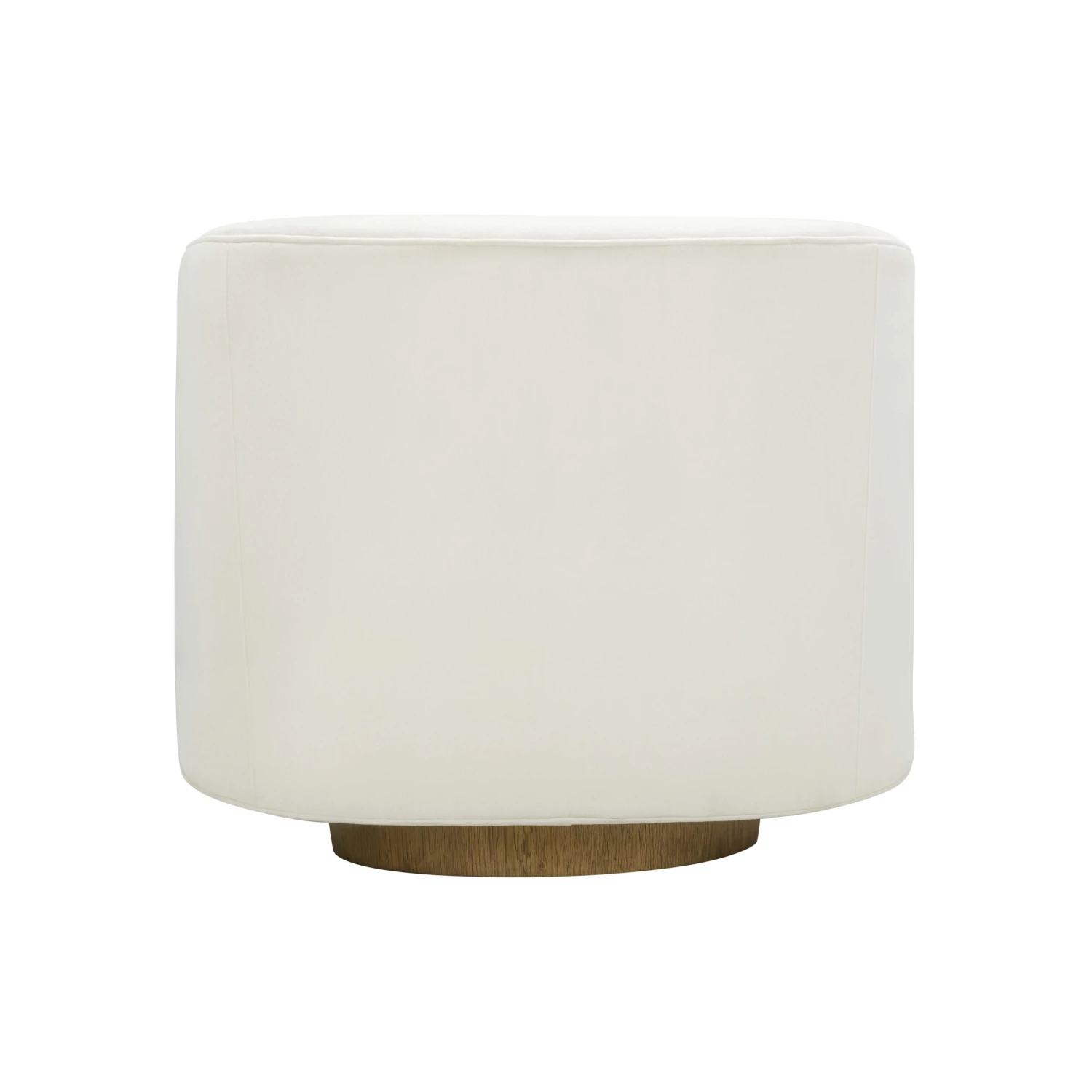 Presley Cream Velvet Swivel Accent Chair 5 Presley Cream Velvet Swivel Accent Chair - Image 5