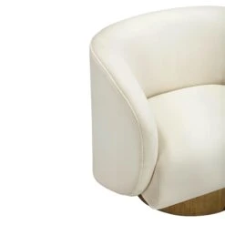 Presley Cream Velvet Swivel Accent Chair 13 Presley Cream Velvet Swivel Accent Chair -TOV Furniture Store TOV S54385.media .05