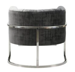 Magnolia Velvet Accent Chair With Silver Base -TOV Furniture Store TOV S6152.media .04 79000c7e 5a45 44b2 b967 0d7ca8a0dd15