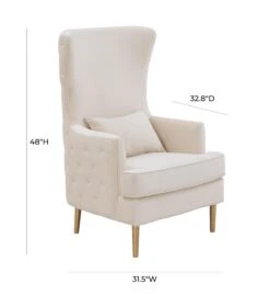 Alina Tall Tufted Back Chair By Inspire Me! Home Decor -TOV Furniture Store TOV S6477.media .07 4ddc56db c592 479d adfd b7a41ad3b0d5