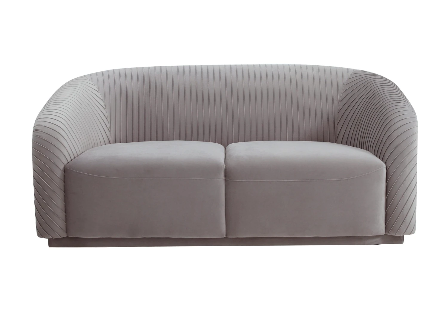 Yara Pleated Velvet Loveseat By Inspire Me! Home Decor 9 Yara Pleated Velvet Loveseat By Inspire Me! Home Decor - Image 9