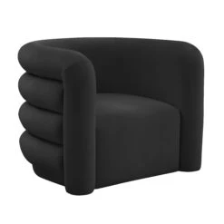 Curves Velvet Lounge Chair