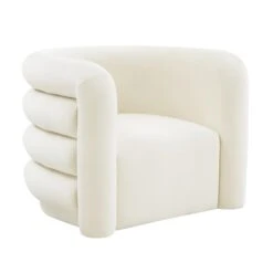 Curves Velvet Lounge Chair -TOV Furniture Store TOV S68233.media .01