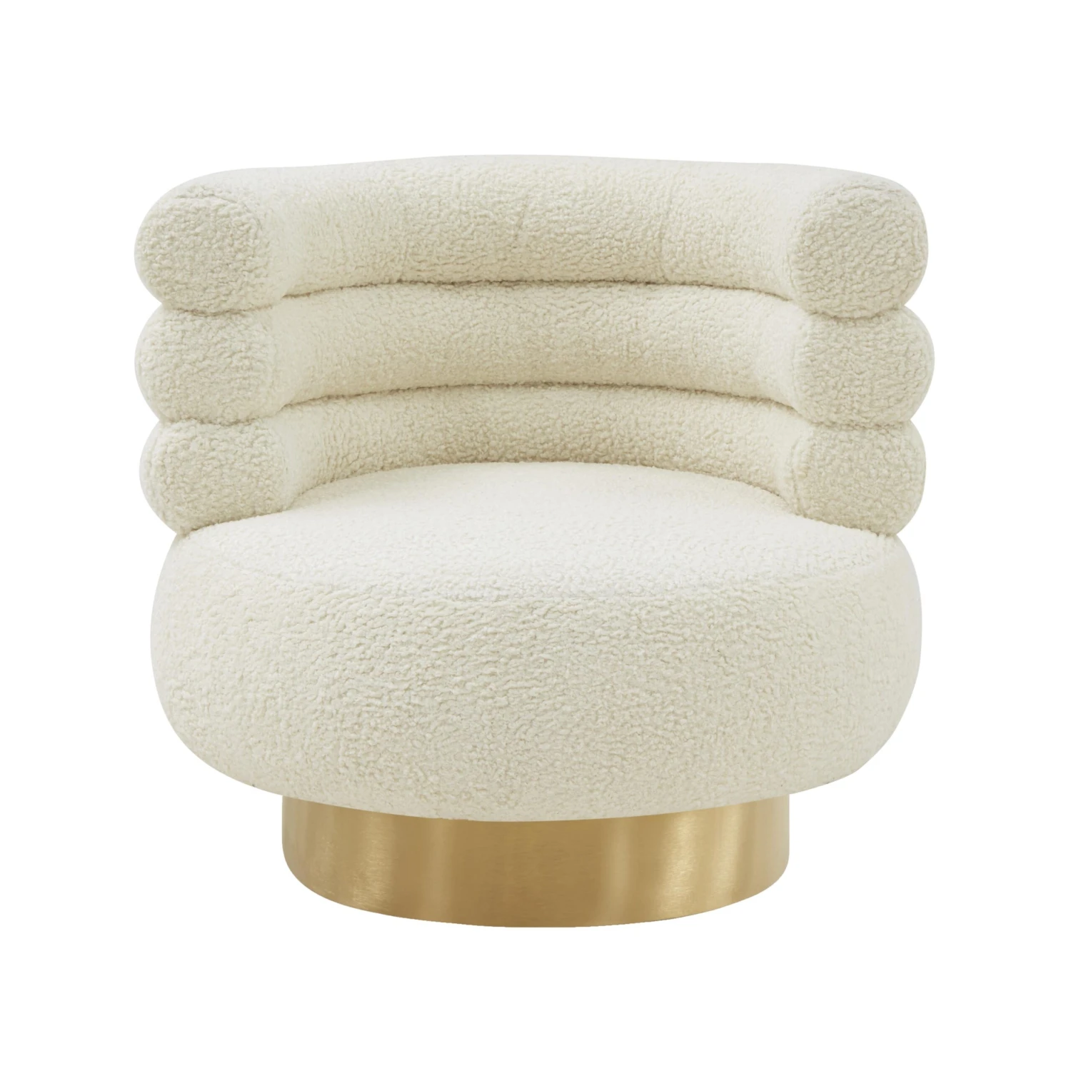 Naomi Faux Shearling Swivel Chair 3 Naomi Faux Shearling Swivel Chair - Image 3