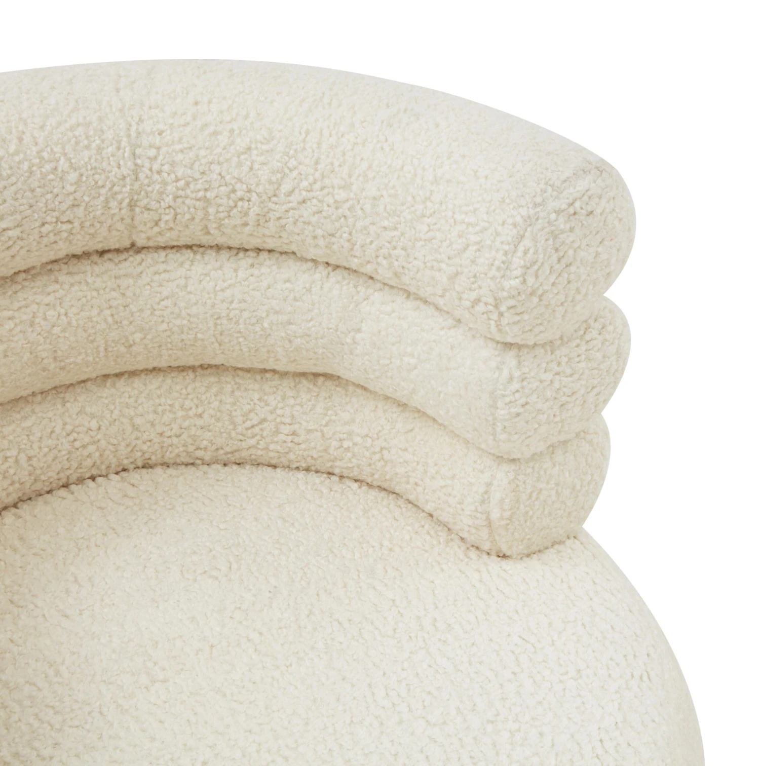 Naomi Faux Shearling Swivel Chair 6 Naomi Faux Shearling Swivel Chair - Image 6