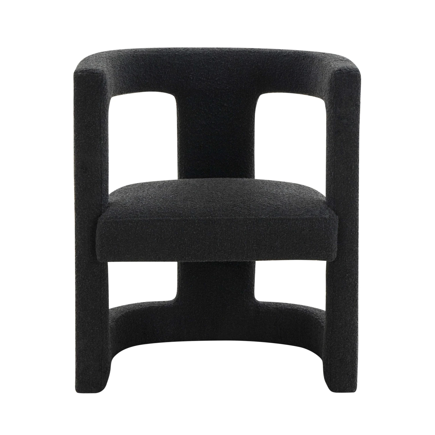 Ada Black Boucle Chair 3 Ada Black Boucle Chair - Image 3
