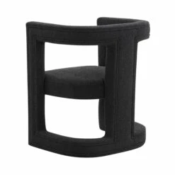 Ada Black Boucle Chair 9 Ada Black Boucle Chair -TOV Furniture Store TOV S68258.media .04