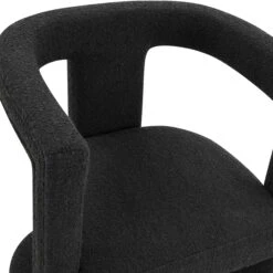 Ada Black Boucle Chair 10 Ada Black Boucle Chair -TOV Furniture Store TOV S68258.media .05