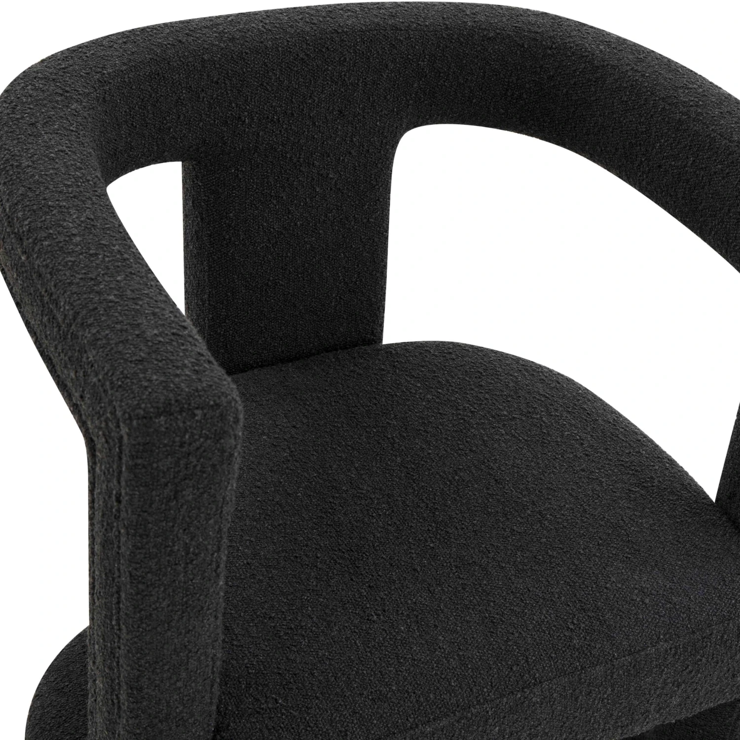 Ada Black Boucle Chair 5 Ada Black Boucle Chair - Image 5