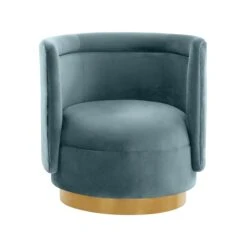 Remy Velvet Swivel Chair -TOV Furniture Store TOV S68260.media .03