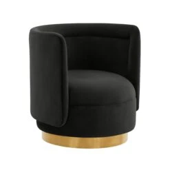 Remy Velvet Swivel Chair -TOV Furniture Store TOV S68262.media .01