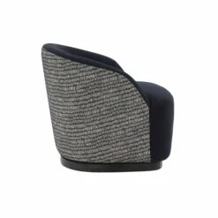 Reese Black Velvet Swivel Chair -TOV Furniture Store TOV S68764.media .04