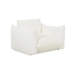 Saint Tropez Pearl Performance Fabric Stuffed Armchair