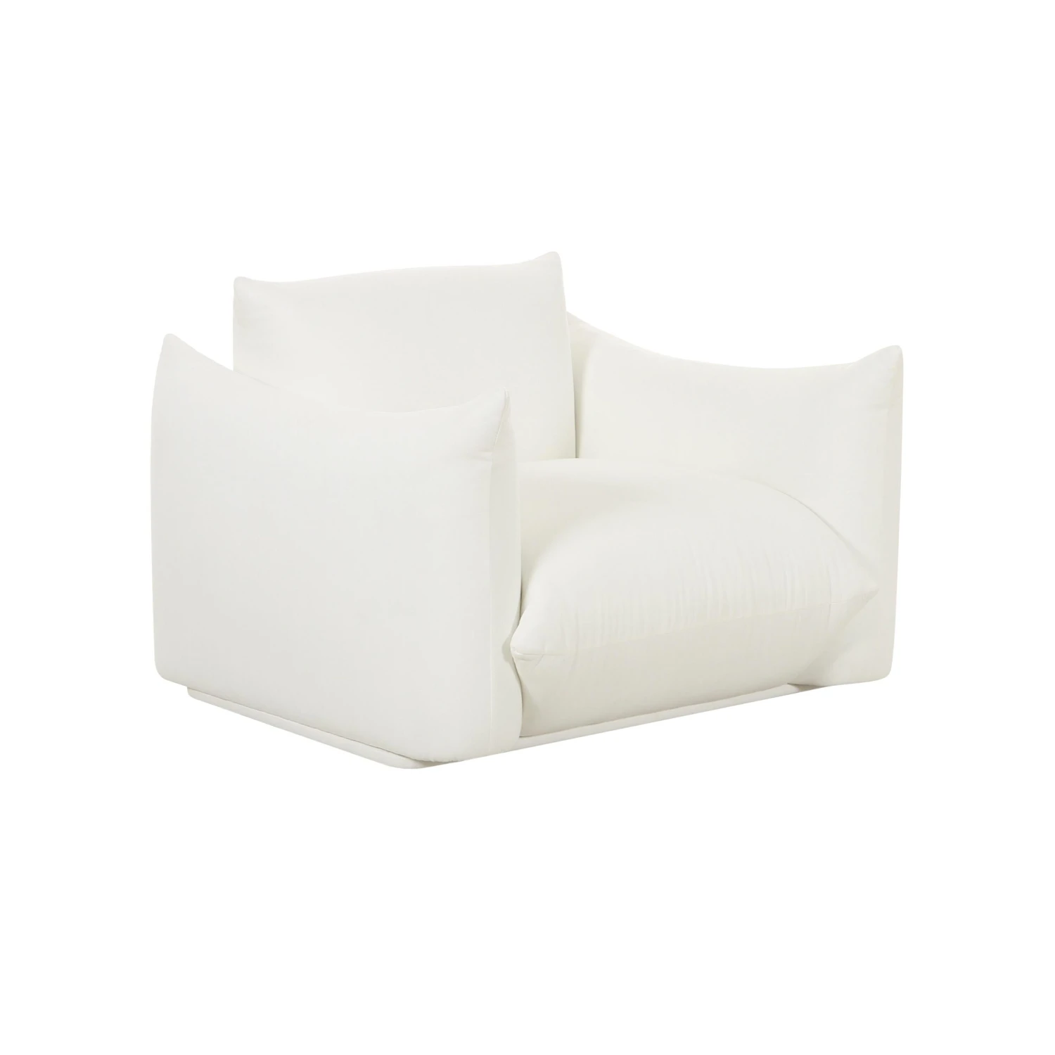 Saint Tropez Pearl Performance Fabric Stuffed Armchair 1 Saint Tropez Pearl Performance Fabric Stuffed Armchair