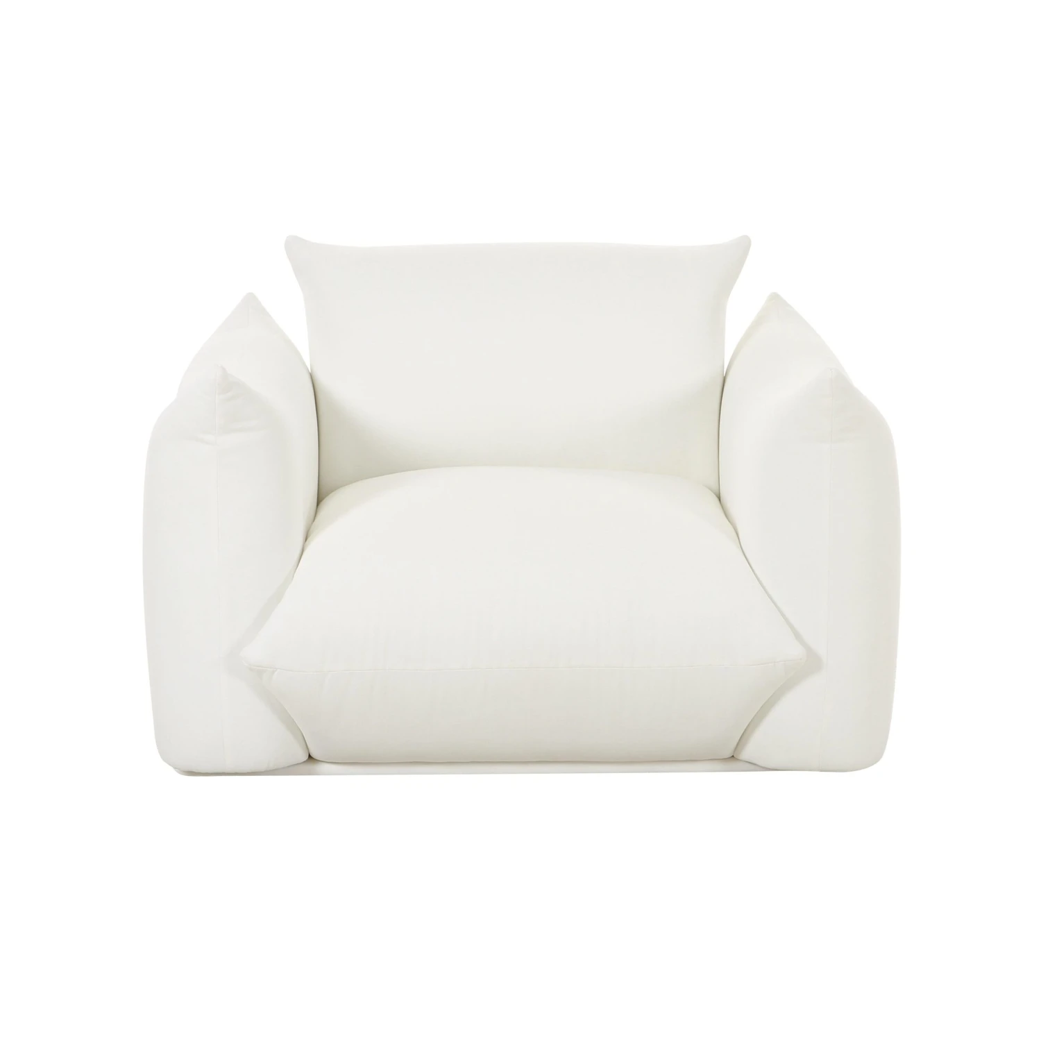 Saint Tropez Pearl Performance Fabric Stuffed Armchair 3 Saint Tropez Pearl Performance Fabric Stuffed Armchair - Image 3