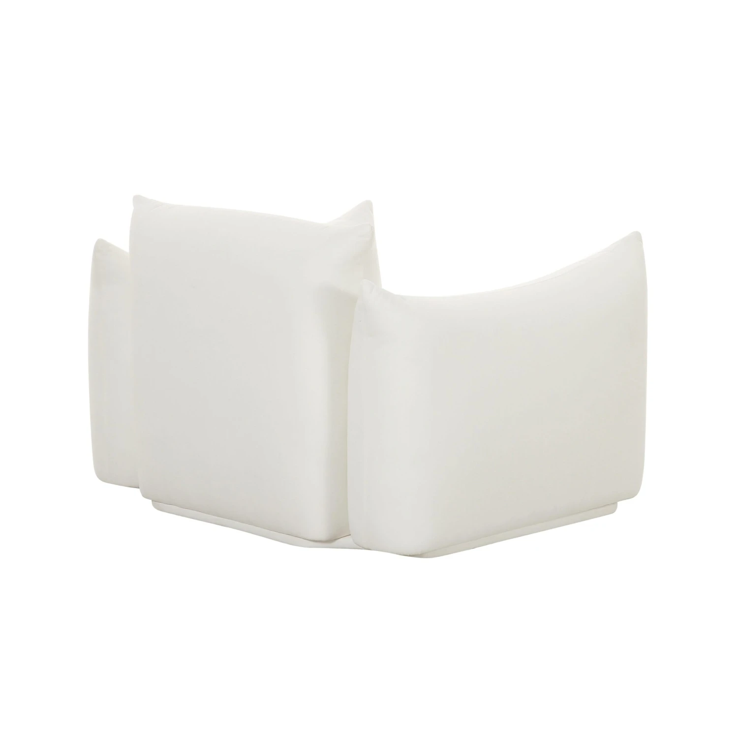 Saint Tropez Pearl Performance Fabric Stuffed Armchair 4 Saint Tropez Pearl Performance Fabric Stuffed Armchair - Image 4