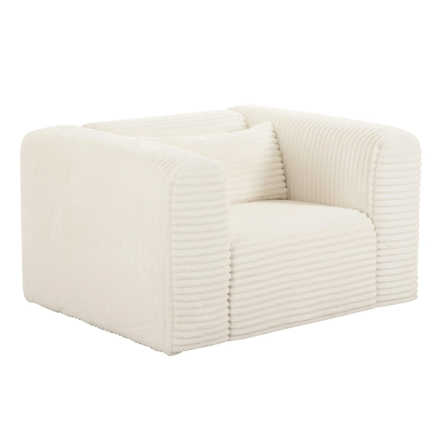 Tarra Fluffy Oversized Corduroy Armchair 1 Tarra Fluffy Oversized Corduroy Armchair