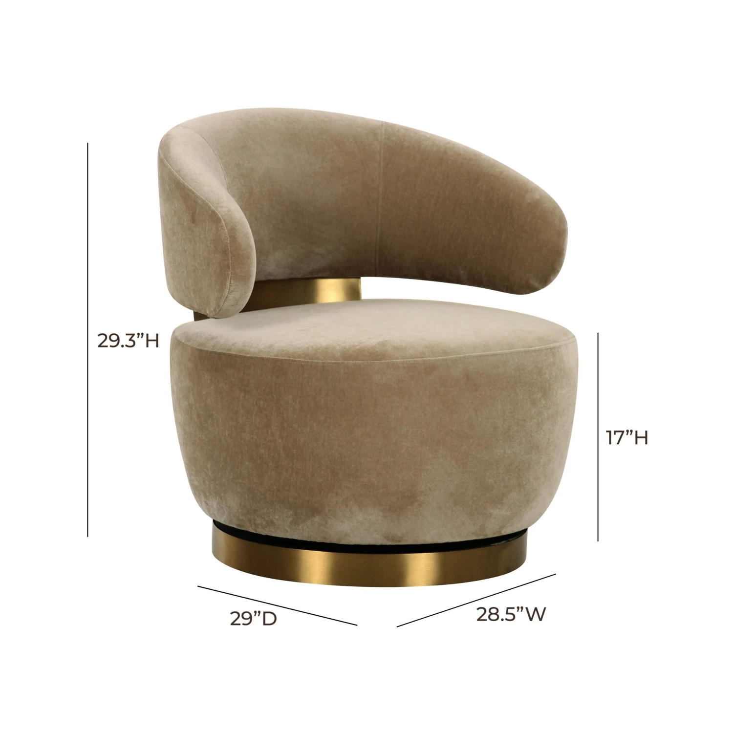 Austin Upcycled Swivel Chair 12 Austin Upcycled Swivel Chair - Image 12