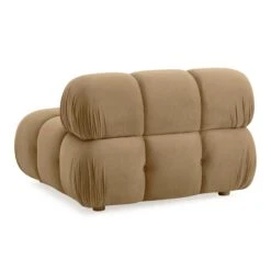 Calliope Cafe Au Lait Performance Velvet Modular Armless Chair 9 Calliope Cafe Au Lait Performance Velvet Modular Armless Chair -TOV Furniture Store TOV S69015.media .04