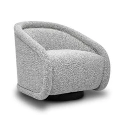 Rory Boucle Swivel Chair -TOV Furniture Store TOV S69070.media .01
