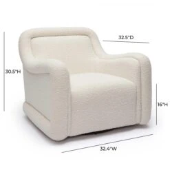 Charli Boucle Swivel Chair -TOV Furniture Store TOV S69188.media .05