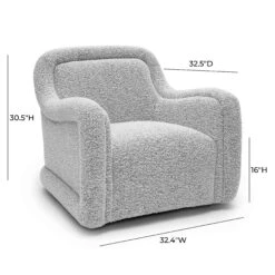 Charli Boucle Swivel Chair -TOV Furniture Store TOV S69189.media .05