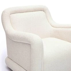Charli Cream Basketweave Chenille Swivel Chair 12 Charli Cream Basketweave Chenille Swivel Chair -TOV Furniture Store TOV S69242.media .05