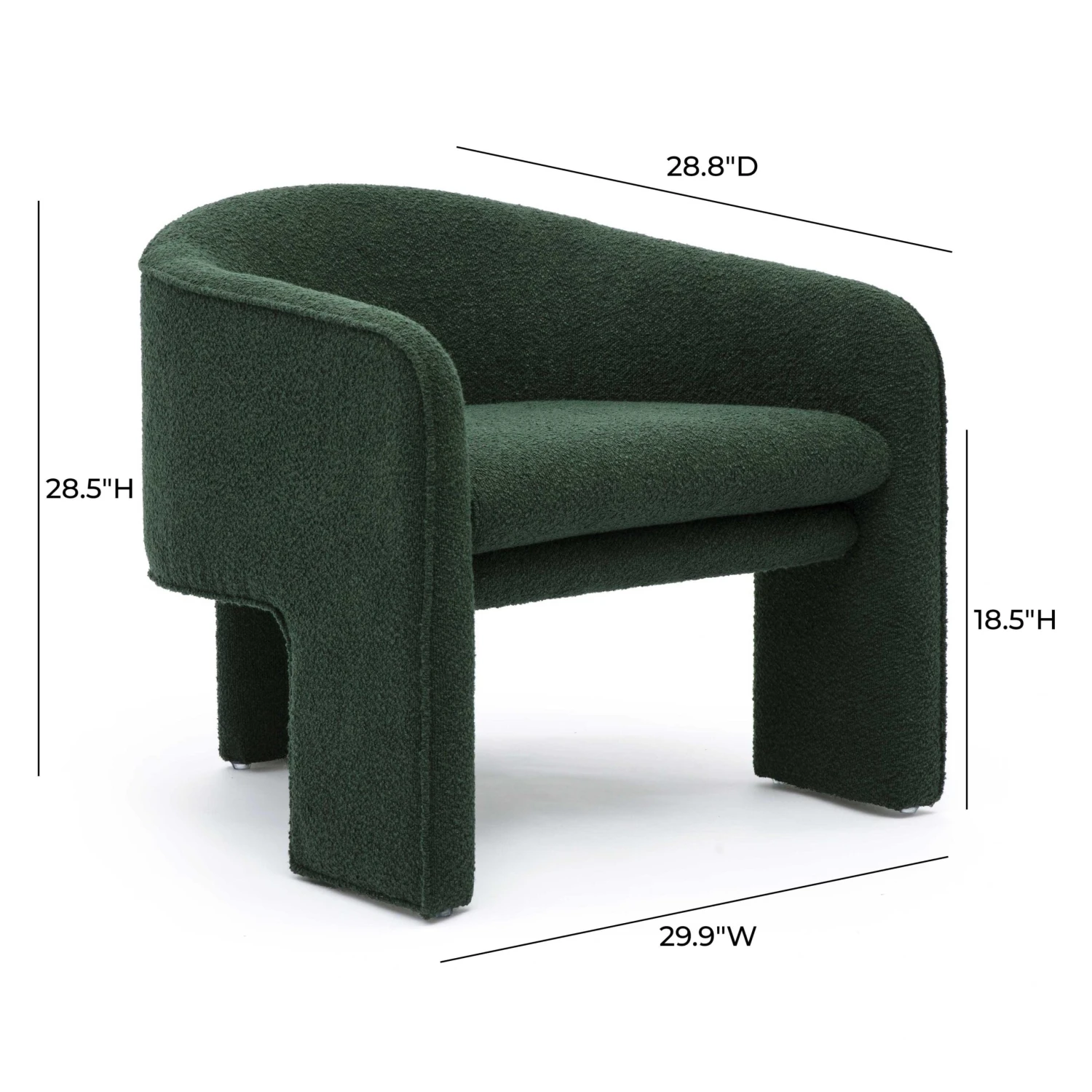 Marla Boucle Accent Chair 13 Marla Boucle Accent Chair - Image 13