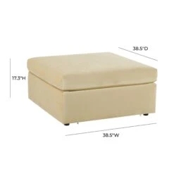 Jessie Champagne Velvet Modular Ottoman -TOV Furniture Store TOV VL68406 O.media .05 9dfa6cd3 acd8 4b86 afae ff1597672b7b